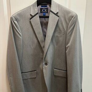 Joe by Joseph Abboud men's light gray, slim-fit, one-button sport coat or blazer